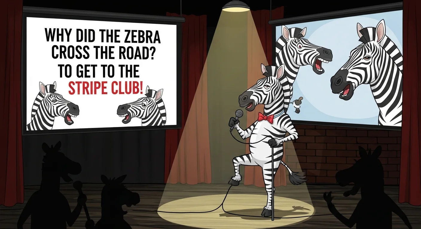 zebra puns one liners