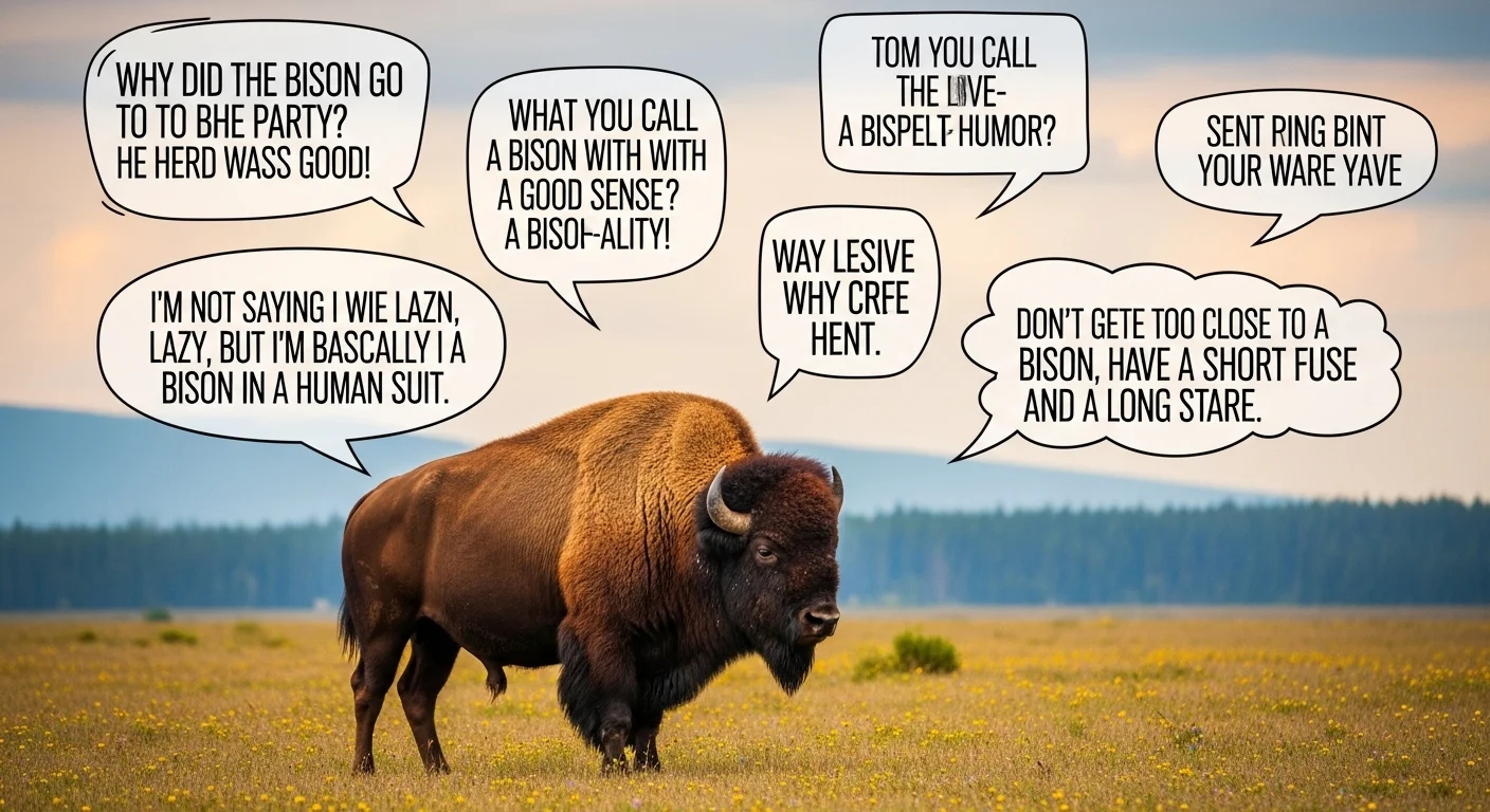 Bison puns one liners
