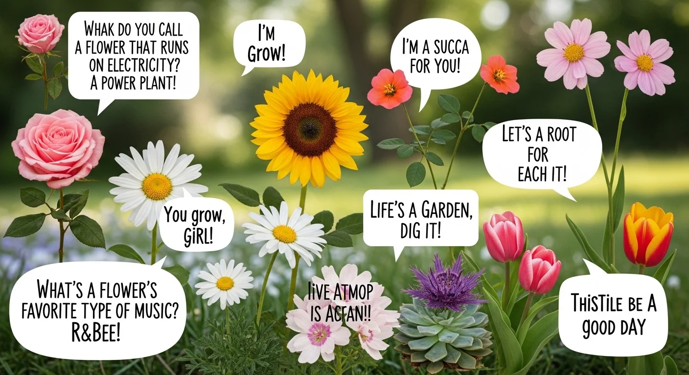 Flower Puns One Liners