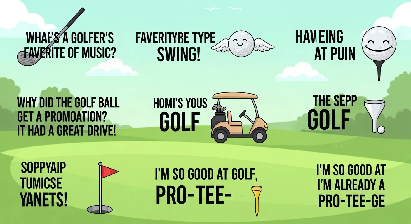 Golf puns one liners