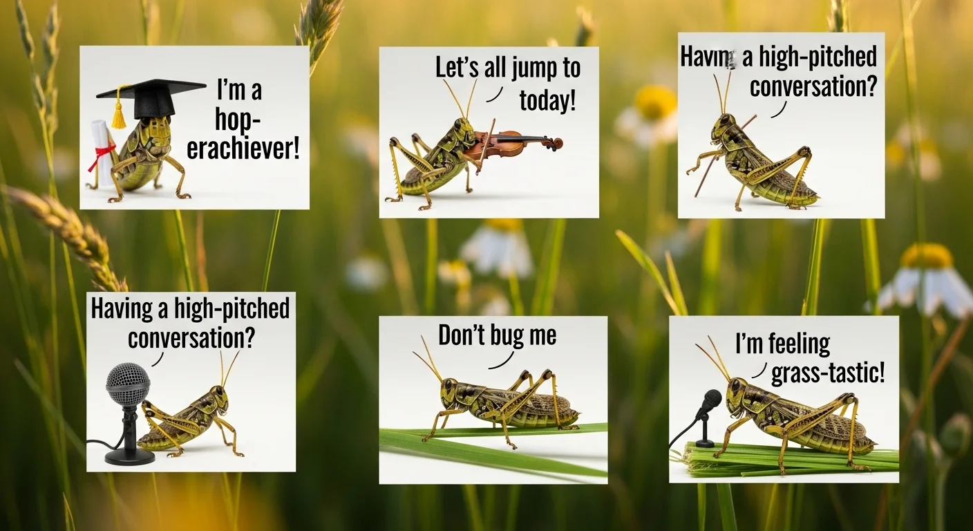 Grasshopper puns one liners