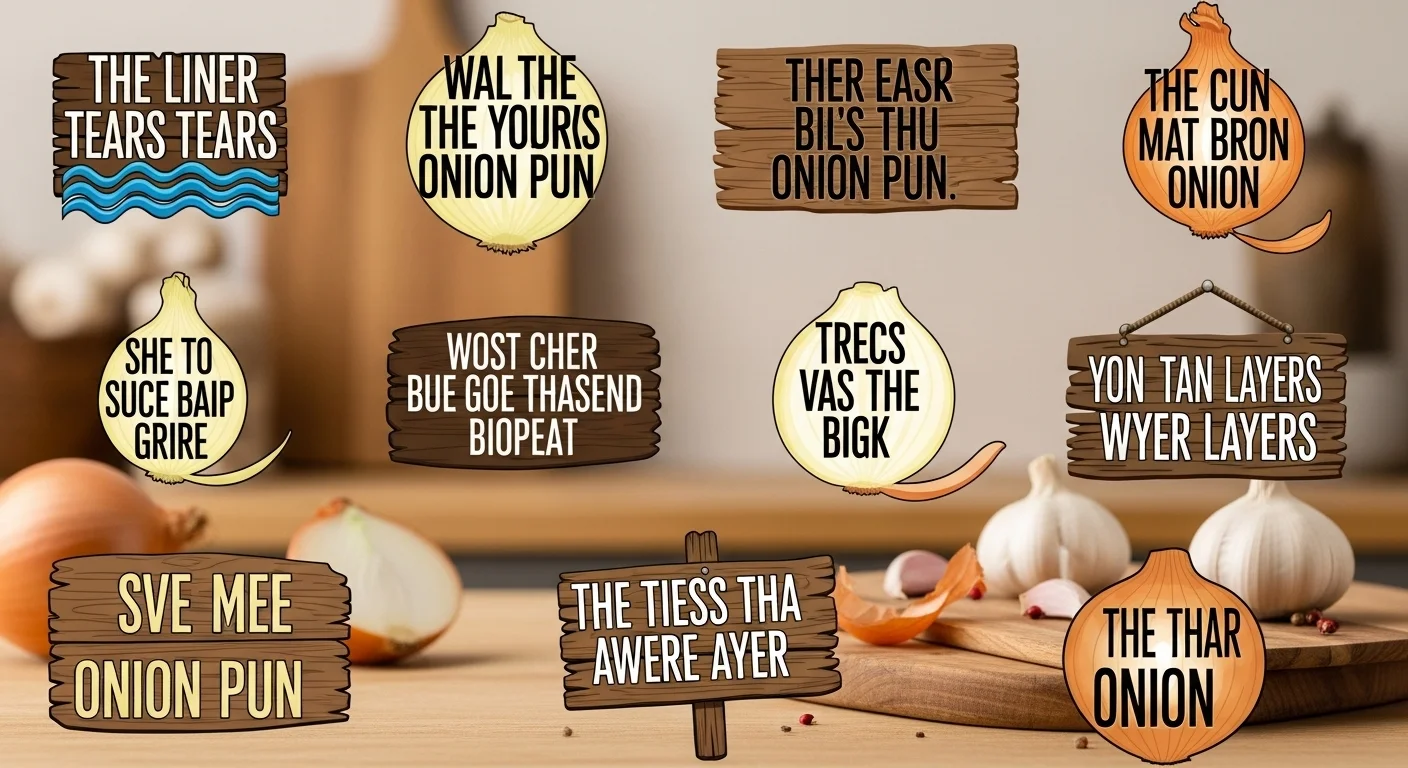 Onion Puns One Liners