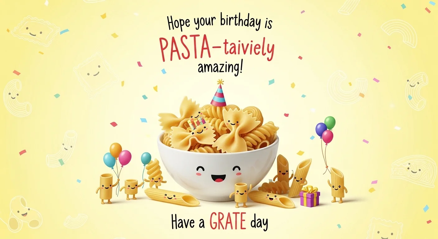 Pasta Puns Birthday