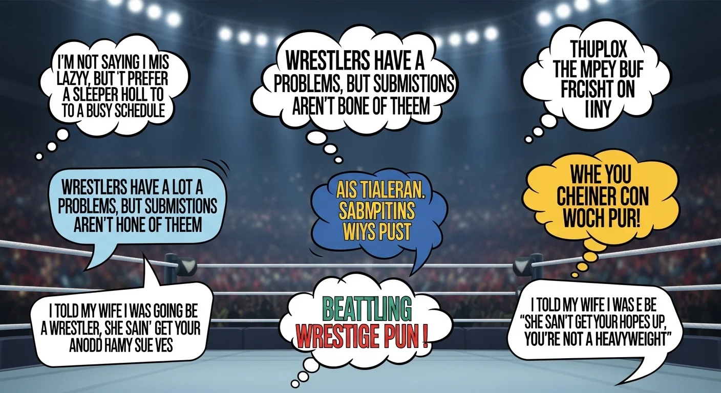 Wrestling puns one liners