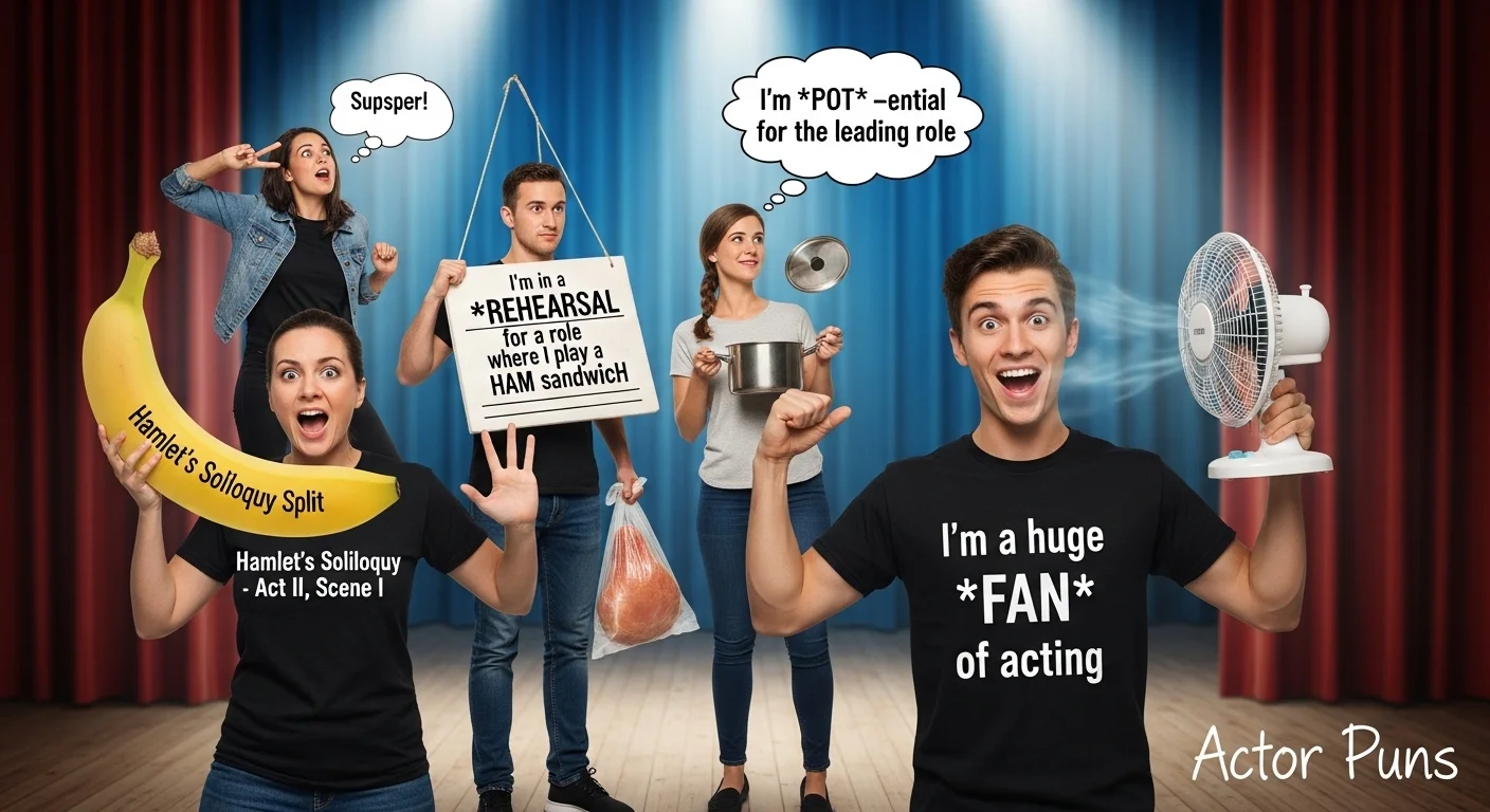 Comedy Actor Puns