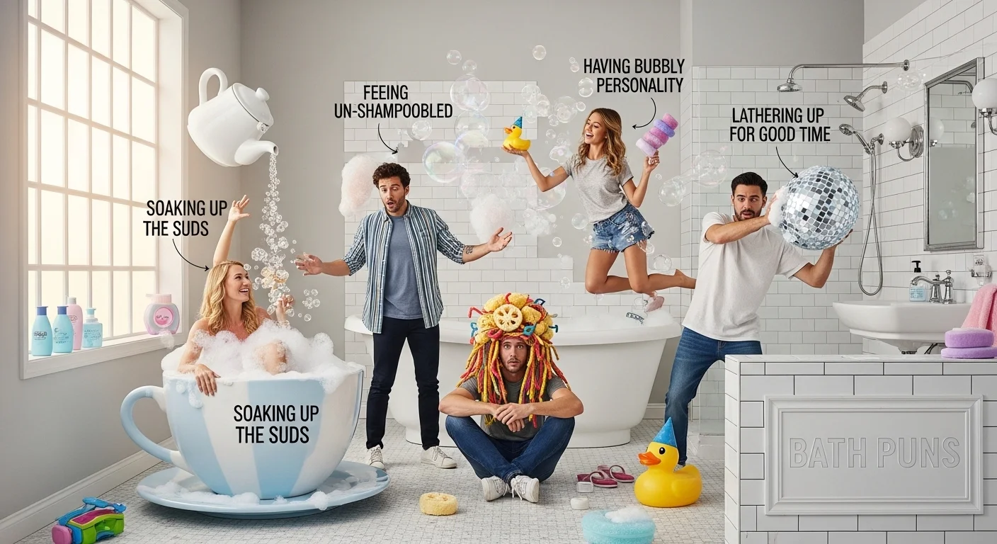 Bath Time Animal Puns