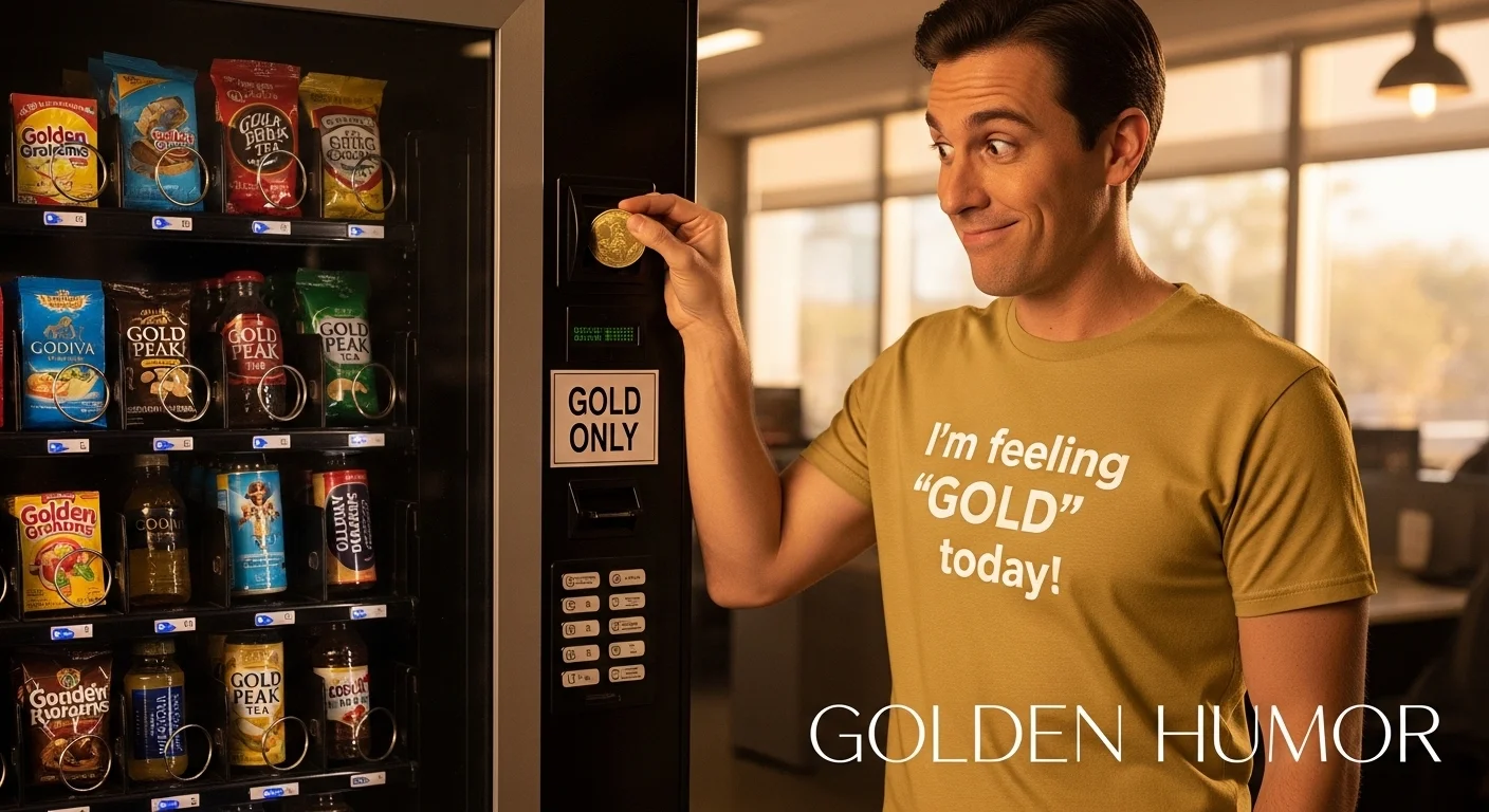 Gold-Themed Food Puns