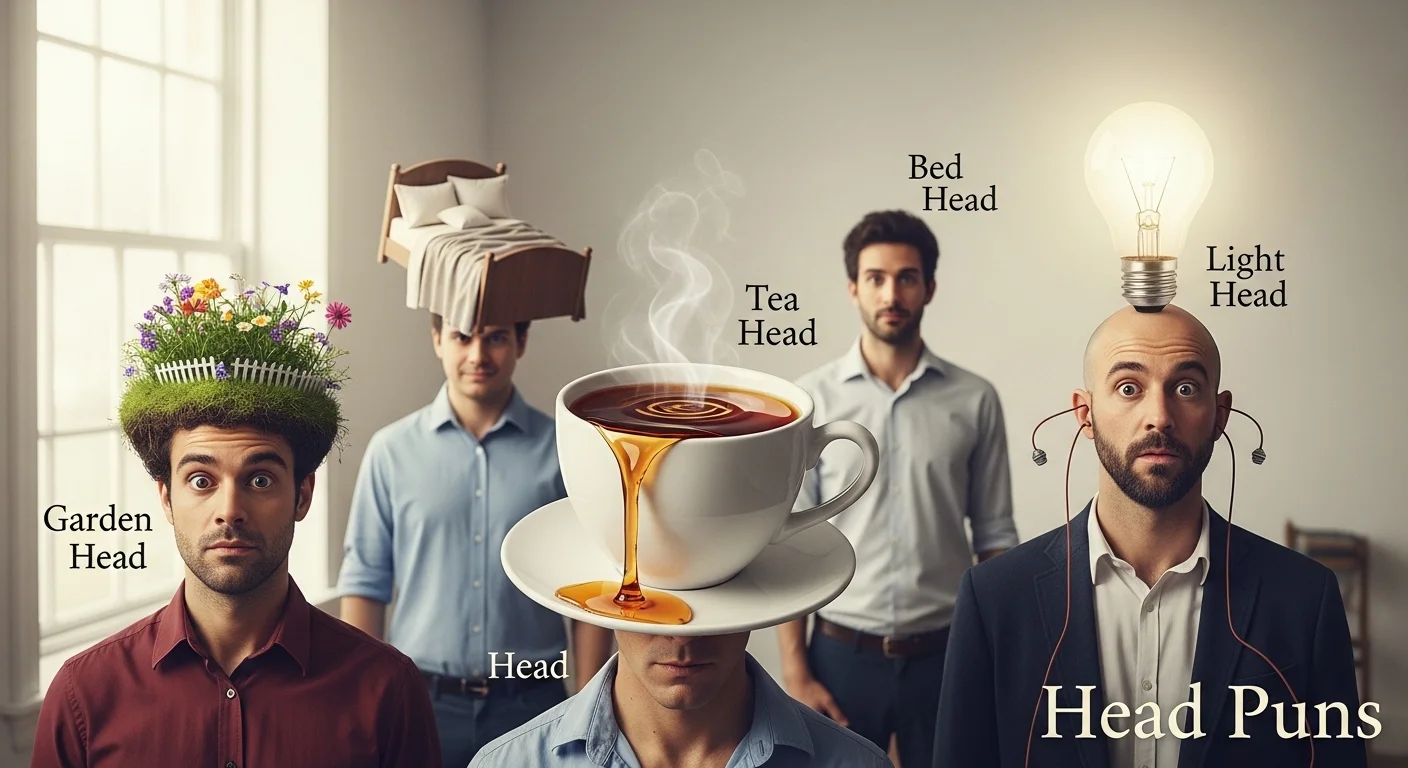 Party-Ready Head Puns