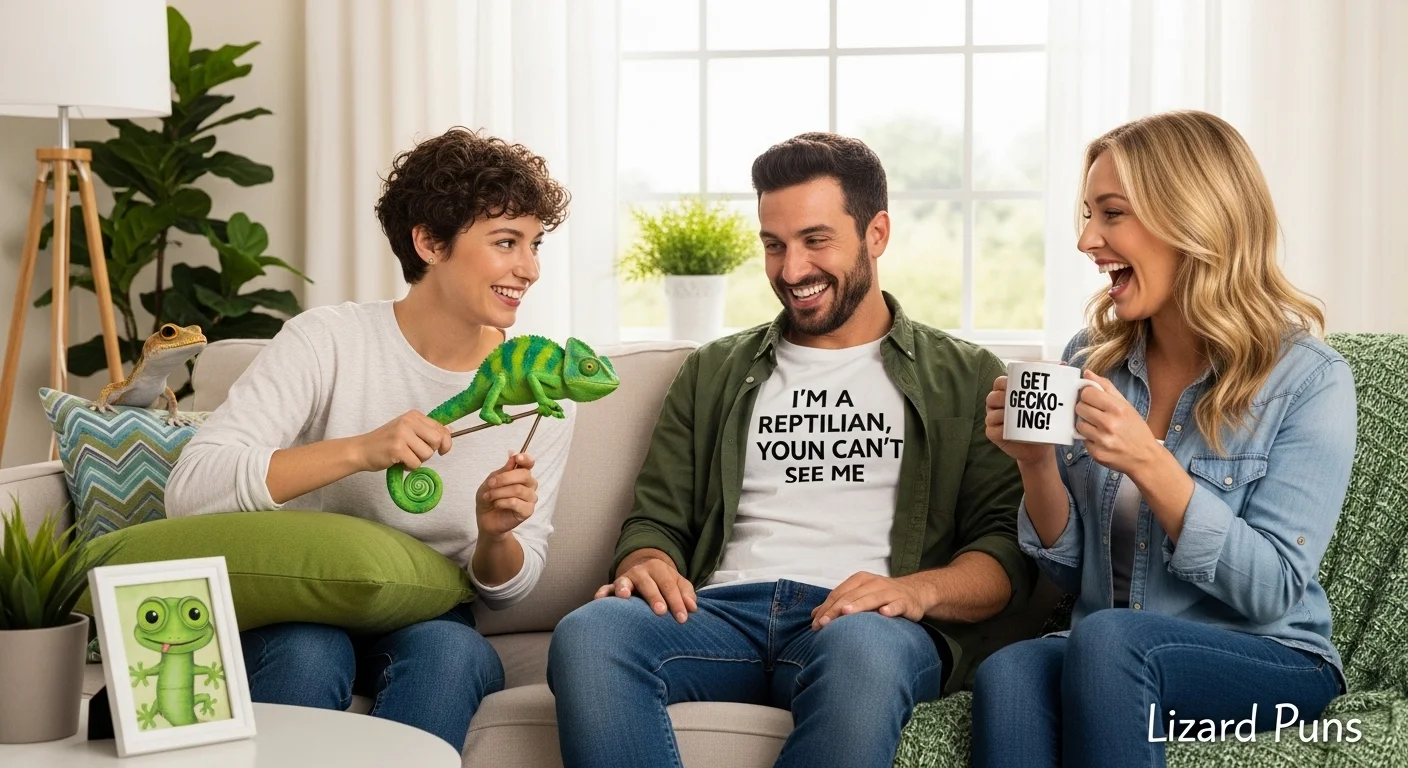 Romantic Lizard Puns