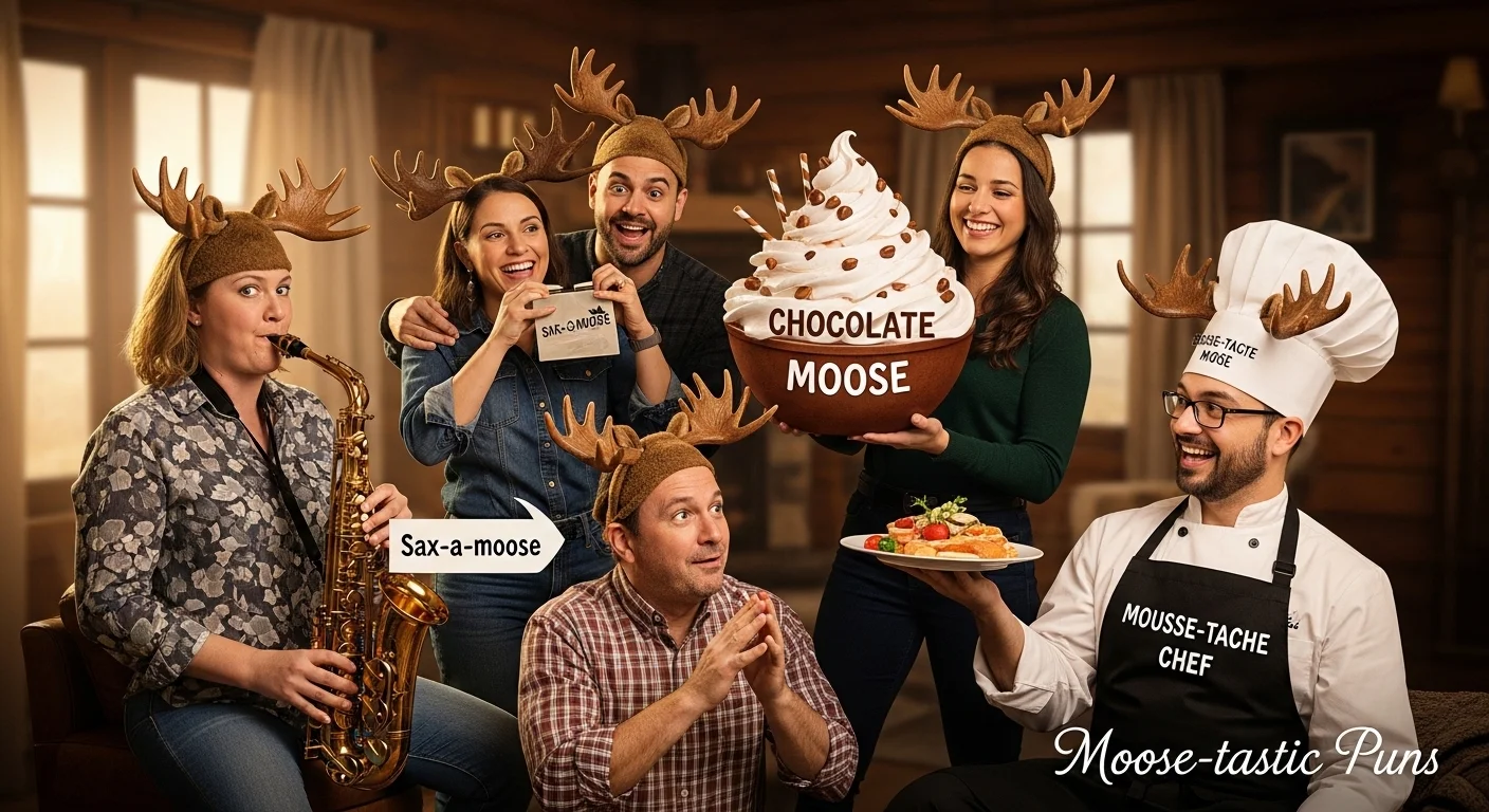 Clever Wordplay Moose Puns