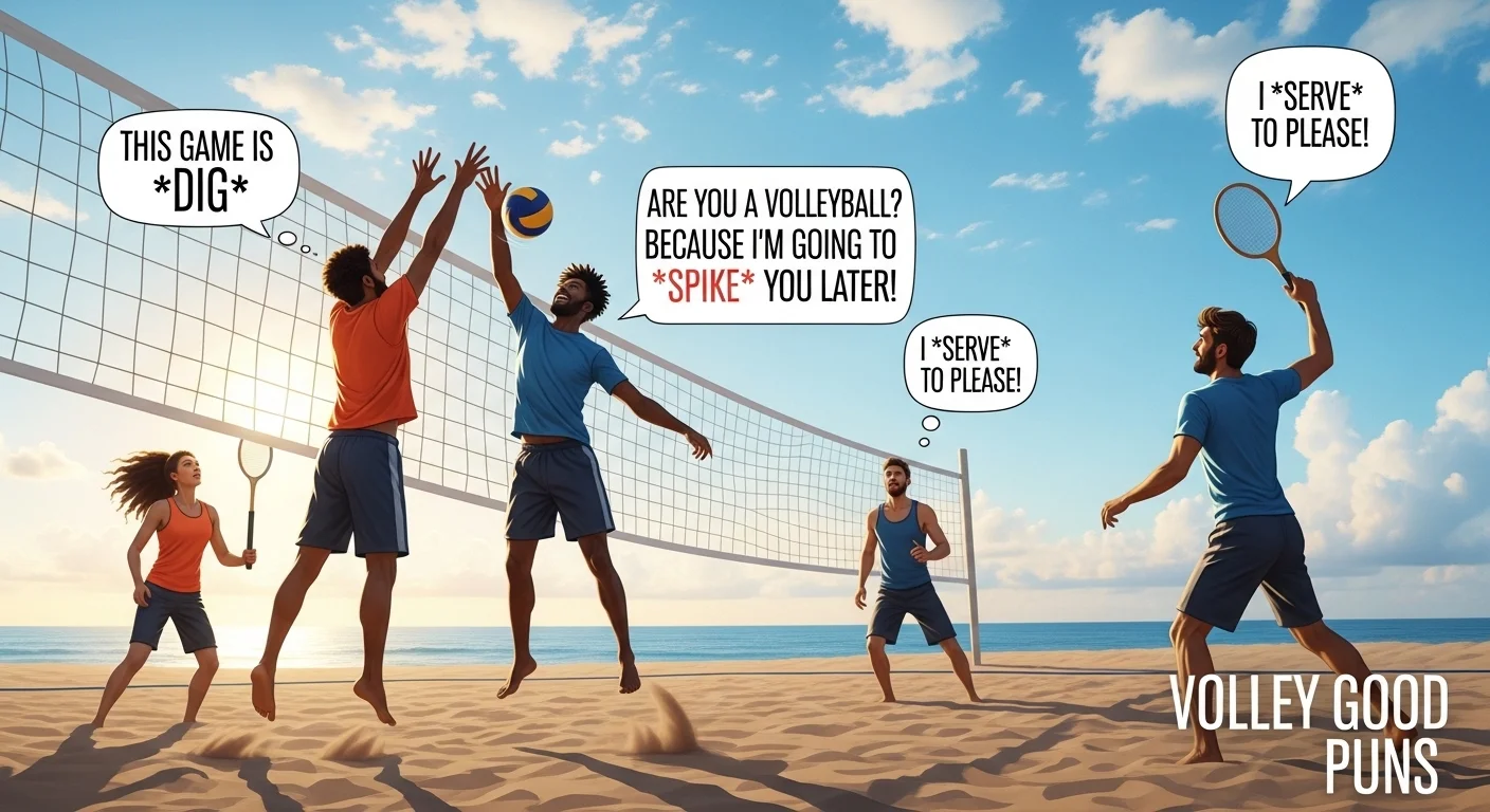 Volleyball Puns One Liners