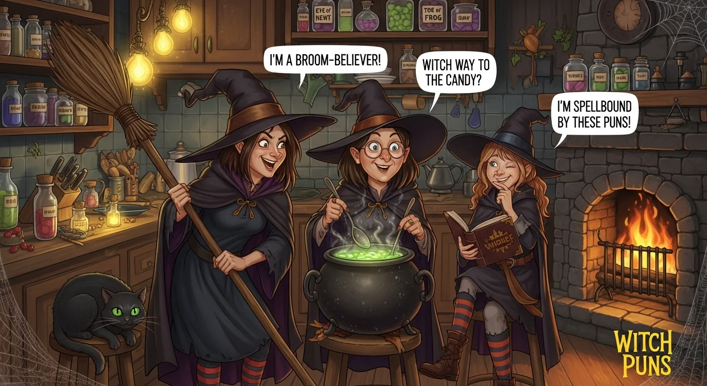Best Witch Puns to Cast Some Giggles