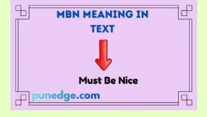 MBN Meaning In Text