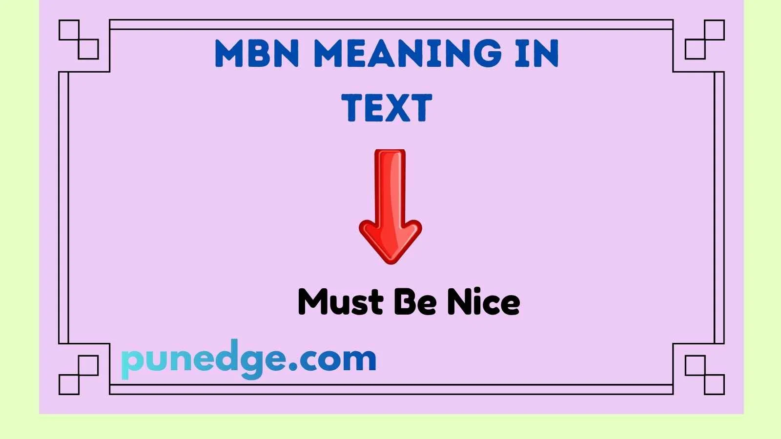 MBN Meaning In Text
