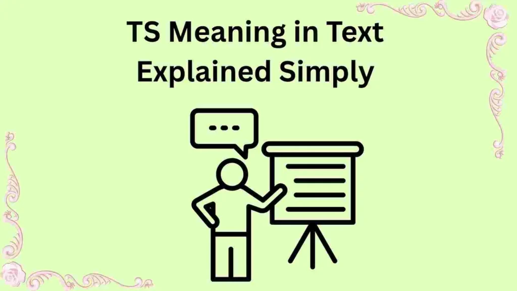 TS Meaning in Text Explained Simply