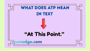 what does ATP mean in text