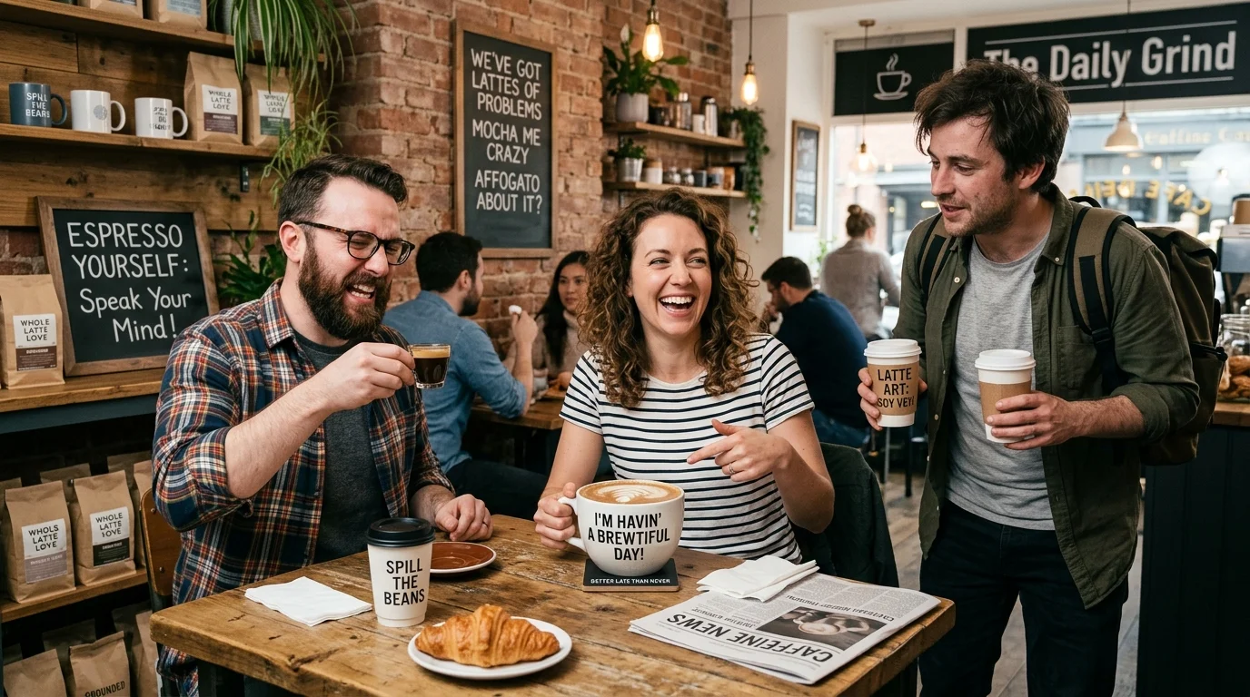 Coffee Puns One Liners