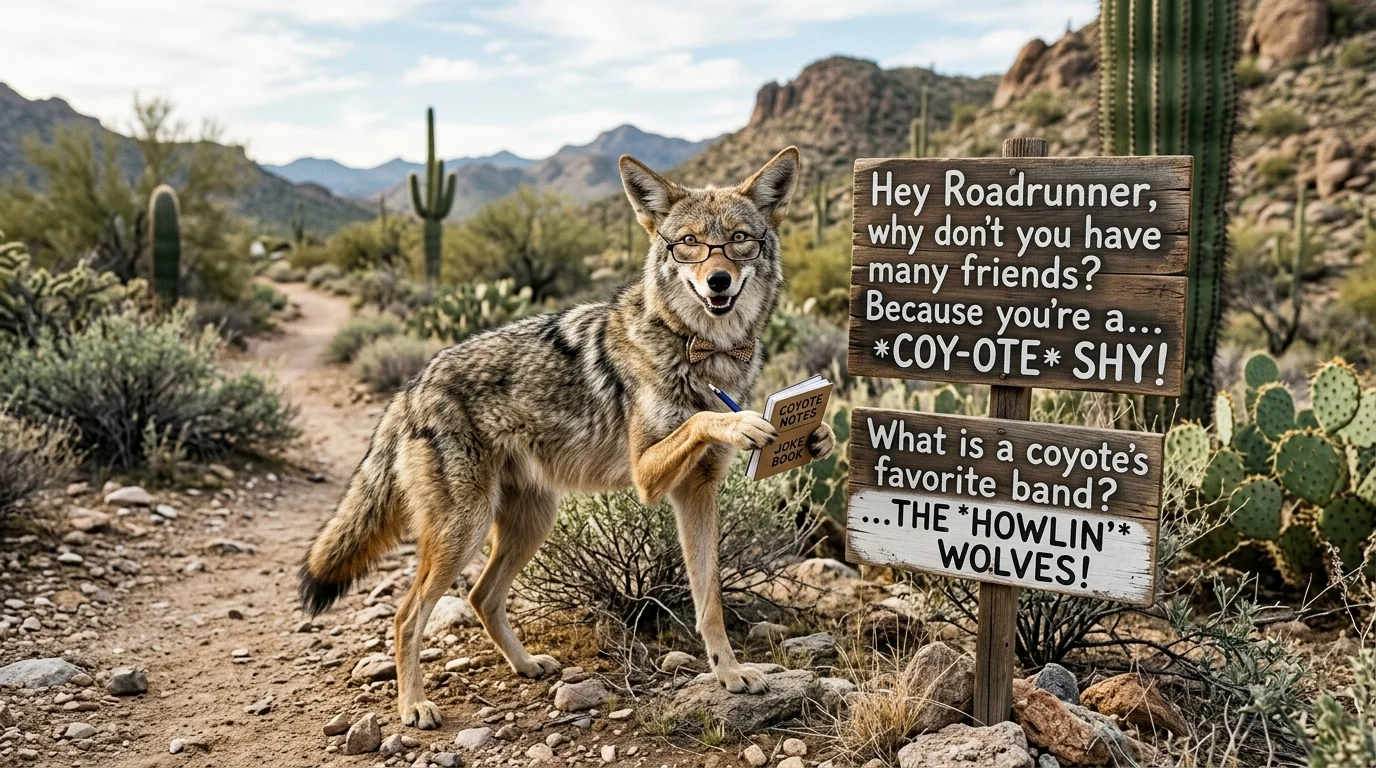Coyote Puns One Liners