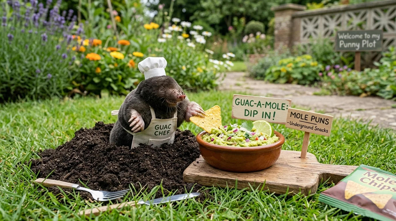 Funny Mole Puns to Break the Surface