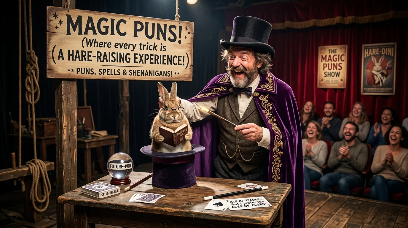 Magic Puns One Liners