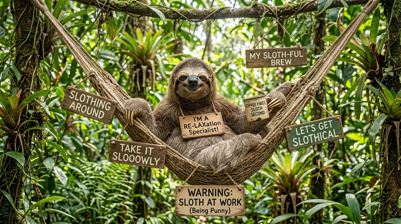 Sloth Puns Birthday