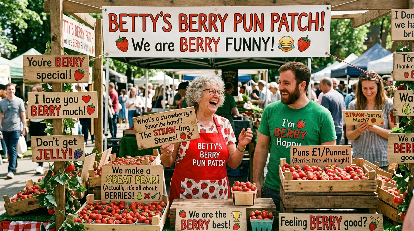Strawberry Puns Birthday