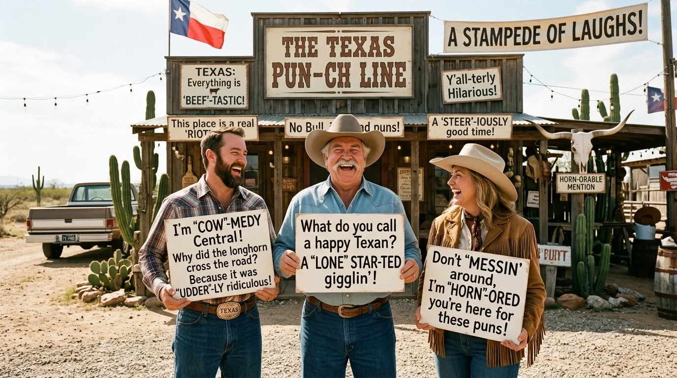 Texas Puns One Liners