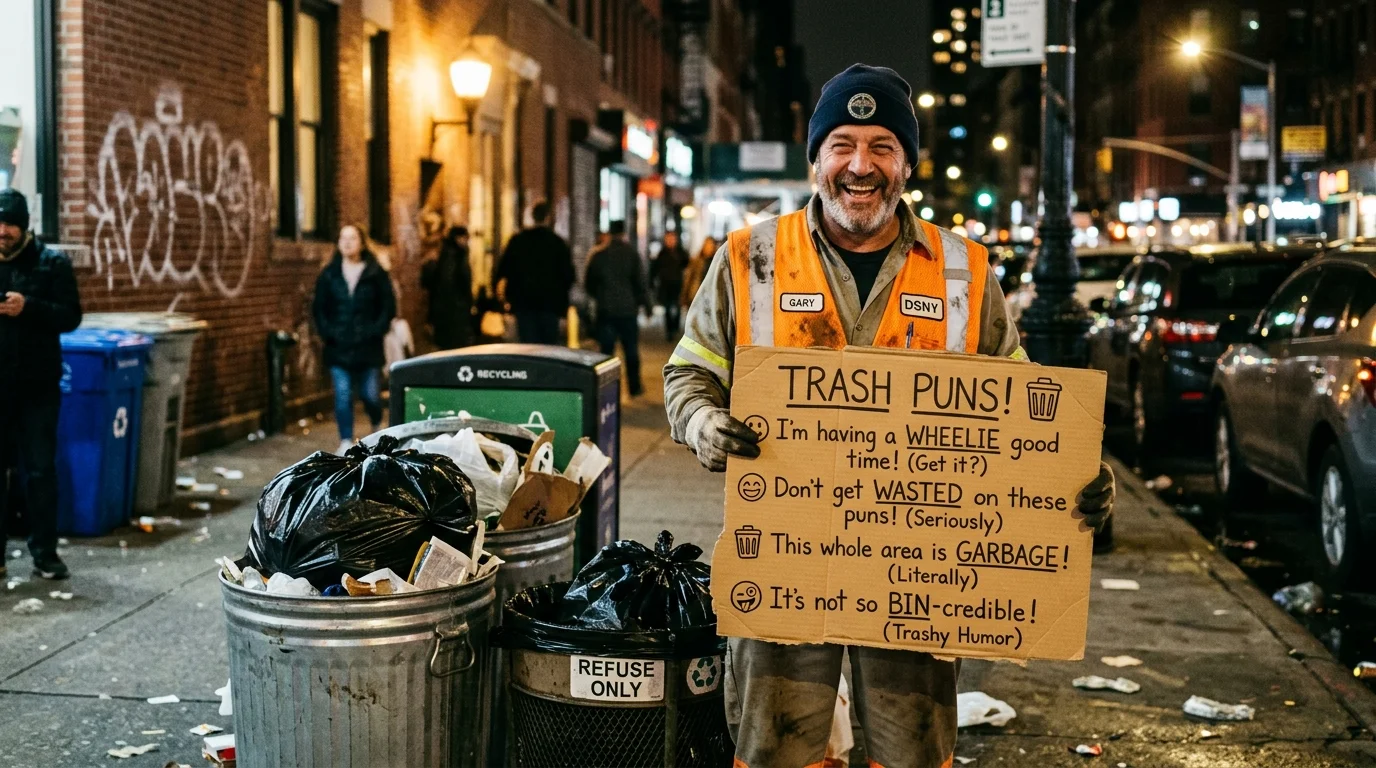 Trash Puns One-Liners