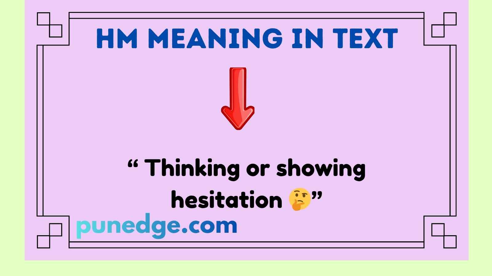 HM Meaning in Text