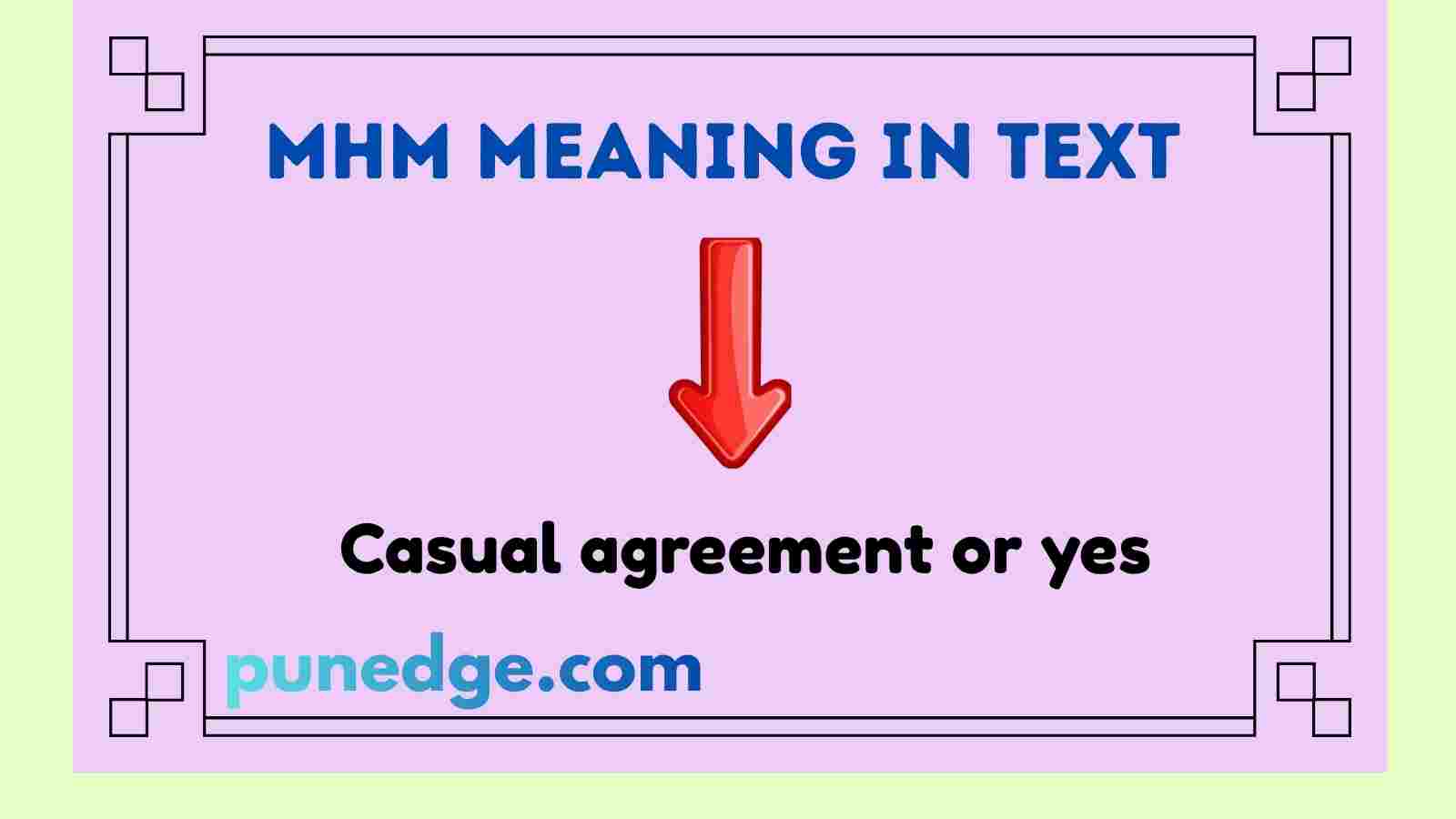 MHM Meaning in Text