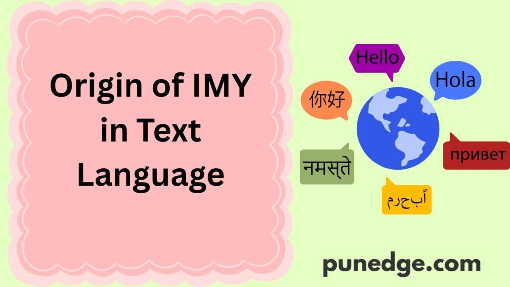 Origin of IMY in Text Language