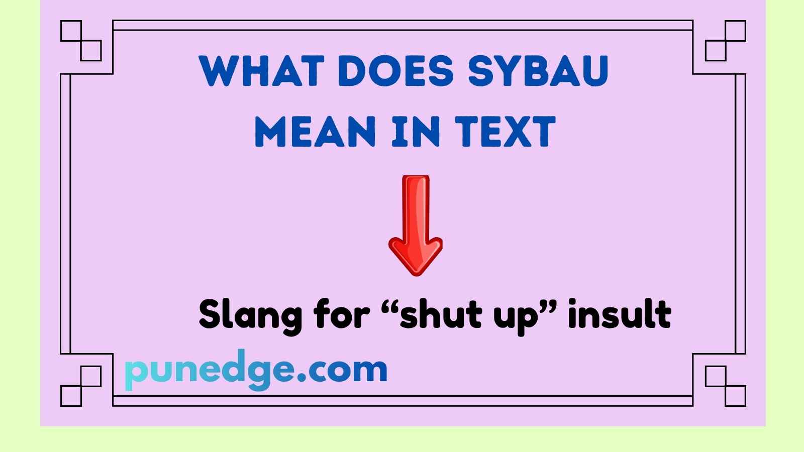 What Does SYBAU Mean in Text