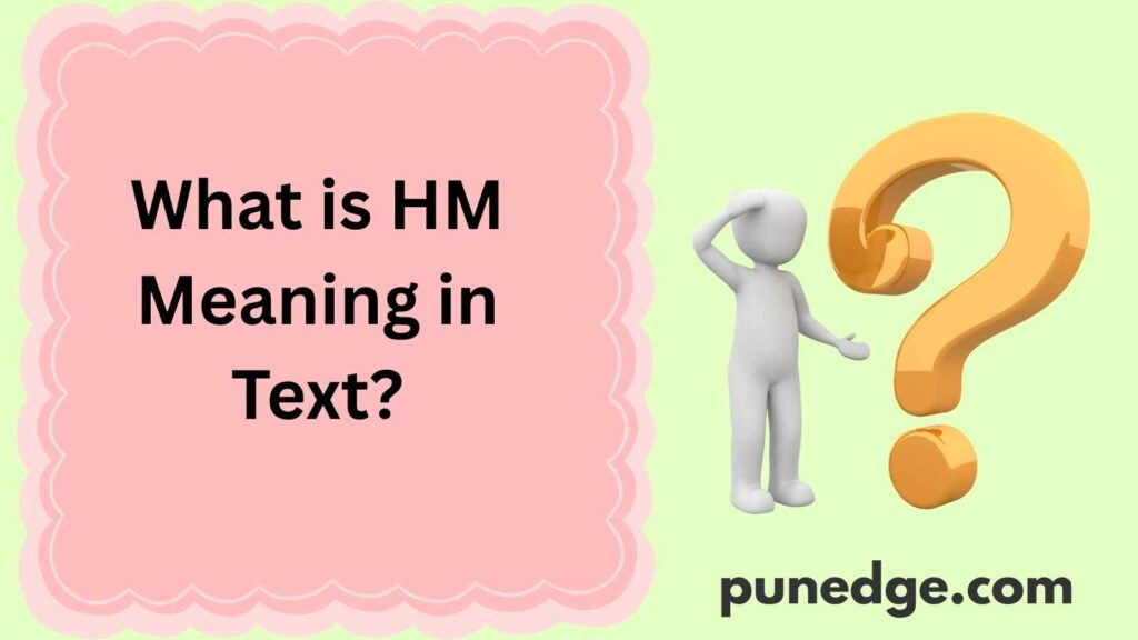 What is HM Meaning in Text?