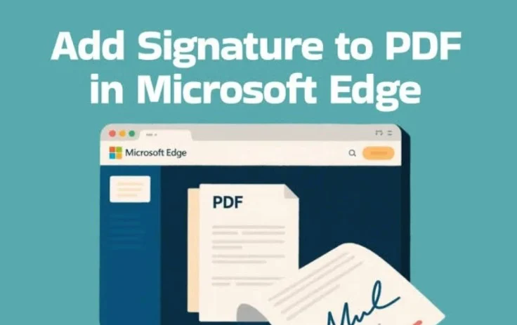 How to Add a Digital Signature to PDF Files in Microsoft Edge