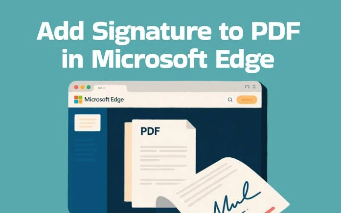 How to Add a Digital Signature to PDF Files in Microsoft Edge